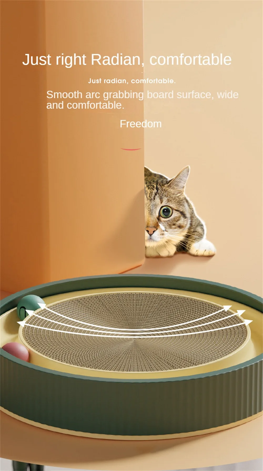 Title 5, Grinding Cat Nest Oversized Bowl Cat Turntable ...