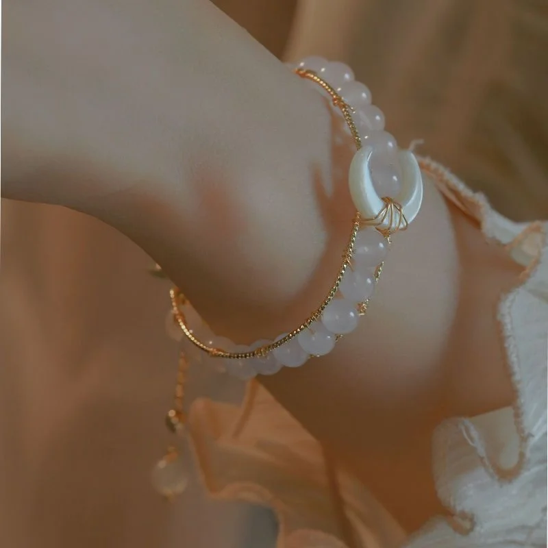 Canglan Jue Bone Orchid Moon Bracelet Xiao Lanhua Bracelet ߱   Ʈ  ڼ ɼ 