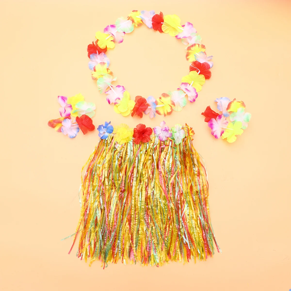 

Luau Leis Necklaces Hawaiian Decorations Dressy Blouses for Women Party Skirt Artificial