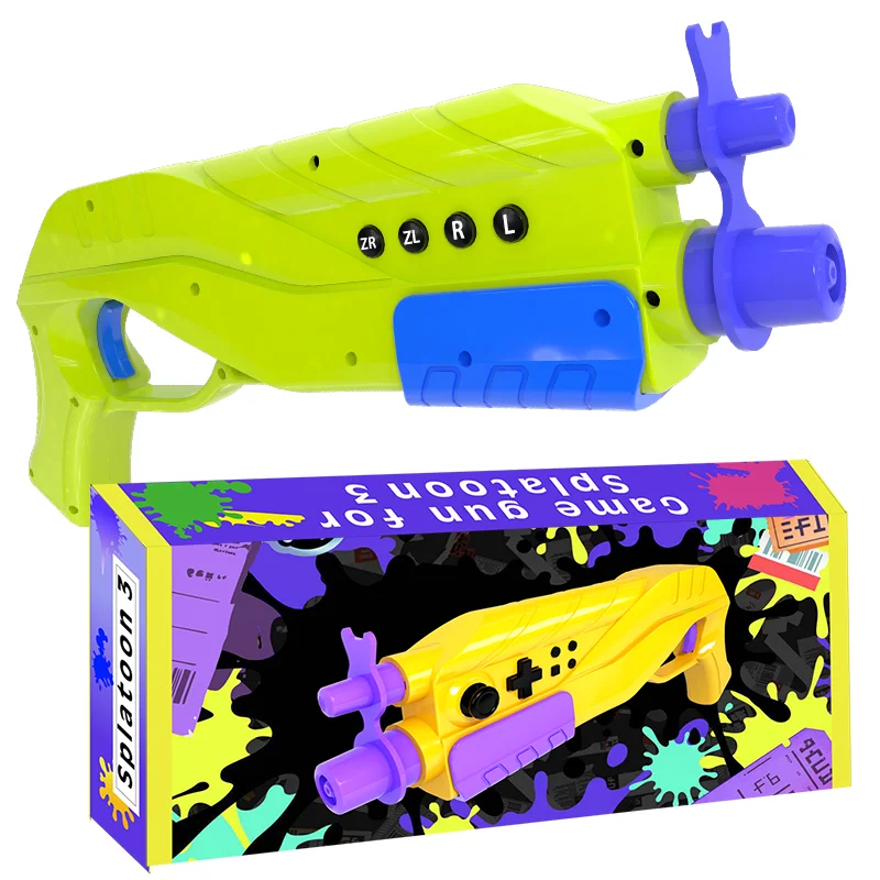 Per Nintendo Switch Splatoon 3 Shooting Gun Controller Bluetooth Con Motore A Vibrazione Joy Con Hand Grip Accessori Di Gioco