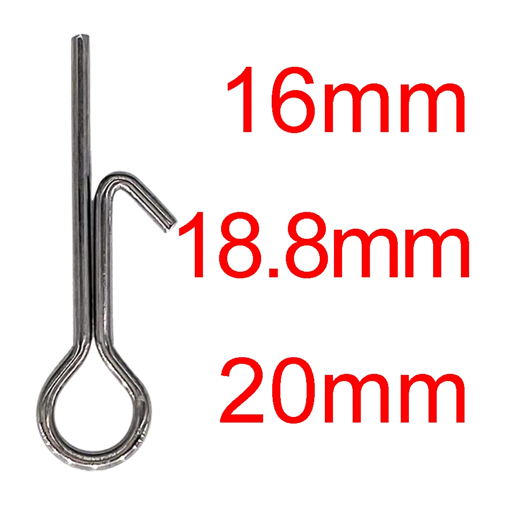 

50PCS Fishing Bait Stinger Spike Hook Connecting Pins Needle Fixed Lock Assist Soft Lure Fishing Accessories Tools