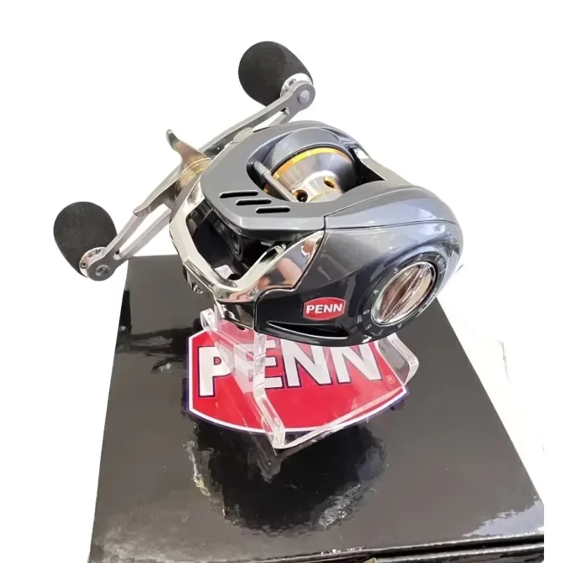 PENN Baitcast Reel Bearing 18+1 Gear 7:2:1 Braking Force 15kg Stainless Steel Bearing Adjustable From 1 To 9 Gears Fishing Reel