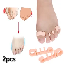 

Newest 2PCS Multifunctional Hallux Valgus Foot Toes Separator Gel Toe Bunion Corrector Shield Orthopedic Braces