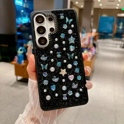 Luxurious Shiny Bling Glitter Diamond Rhinestone Phone Case - Shockproof and Stylish - Galaxy S26 Ultra (Black)