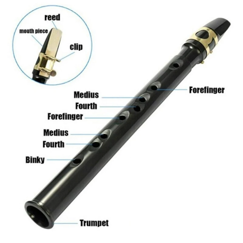 Pocket Sax Mini Portable Saxophone With Carrying Bag Woodwind Instrument saxophone musical instrument