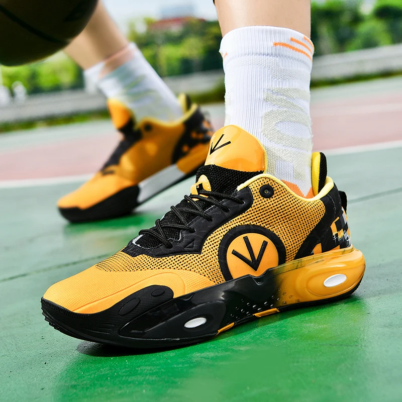 Profesjonalne buty do koszykówki wysokiej jakości oddychające trampki piłka do koszykówki dla mężczyzn Unisex 2024 oryginalne różowe buty sportowe na zewnątrz