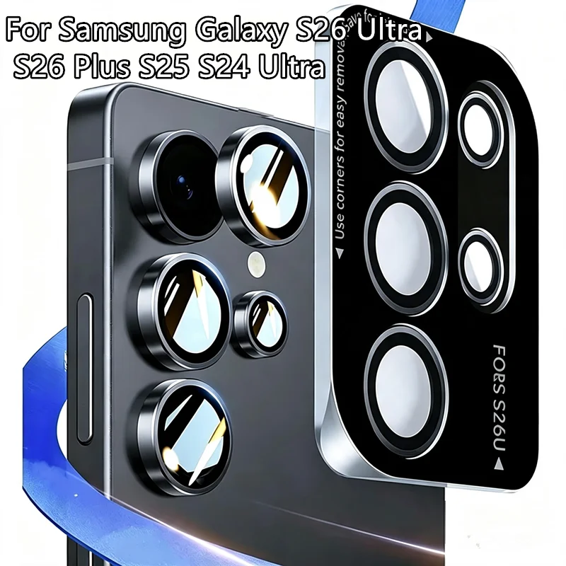 Enhanced Tempered Glass Camera Lens Protector with Metal Scratch Resistance
