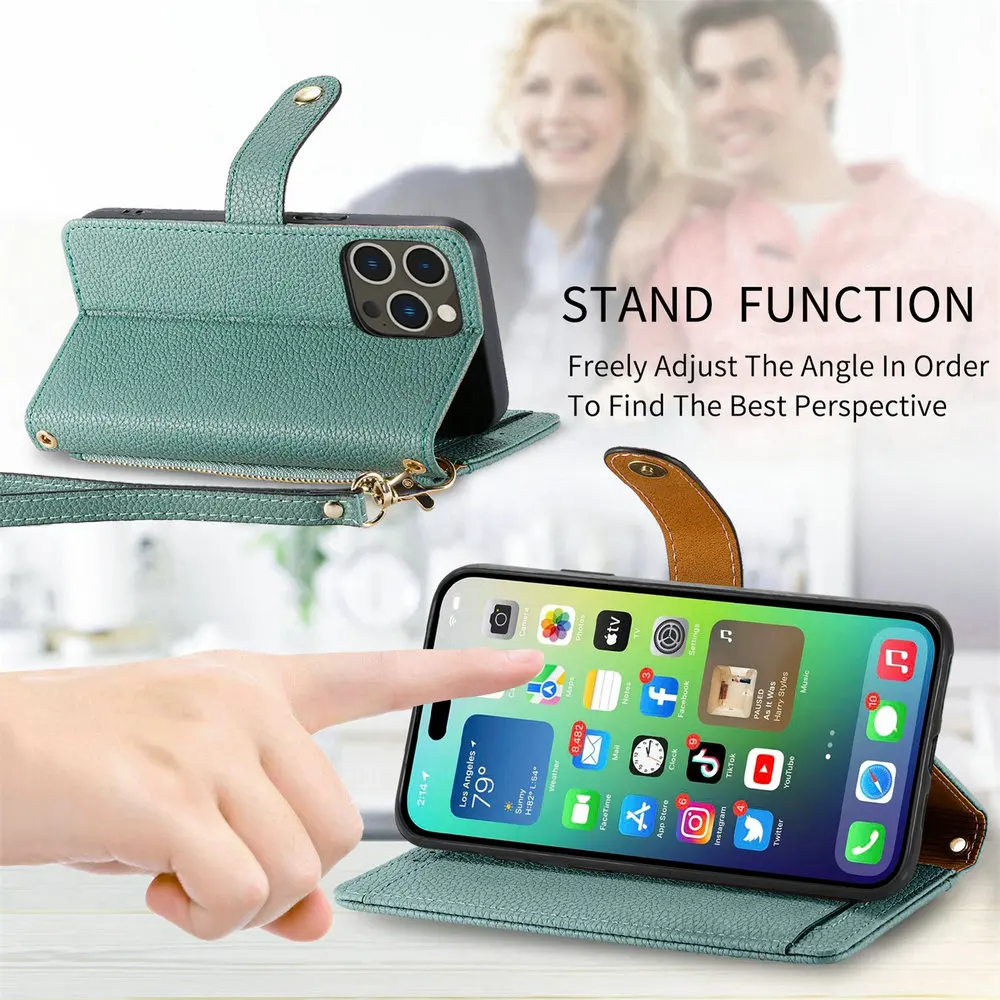 For Nokia XR21 C02 5G 2023 Flip Case Zipper Wallet RFID Blocking Multi Card Book Shell Nokia C12 Pro C22 C32 G42 C110 C300 G22