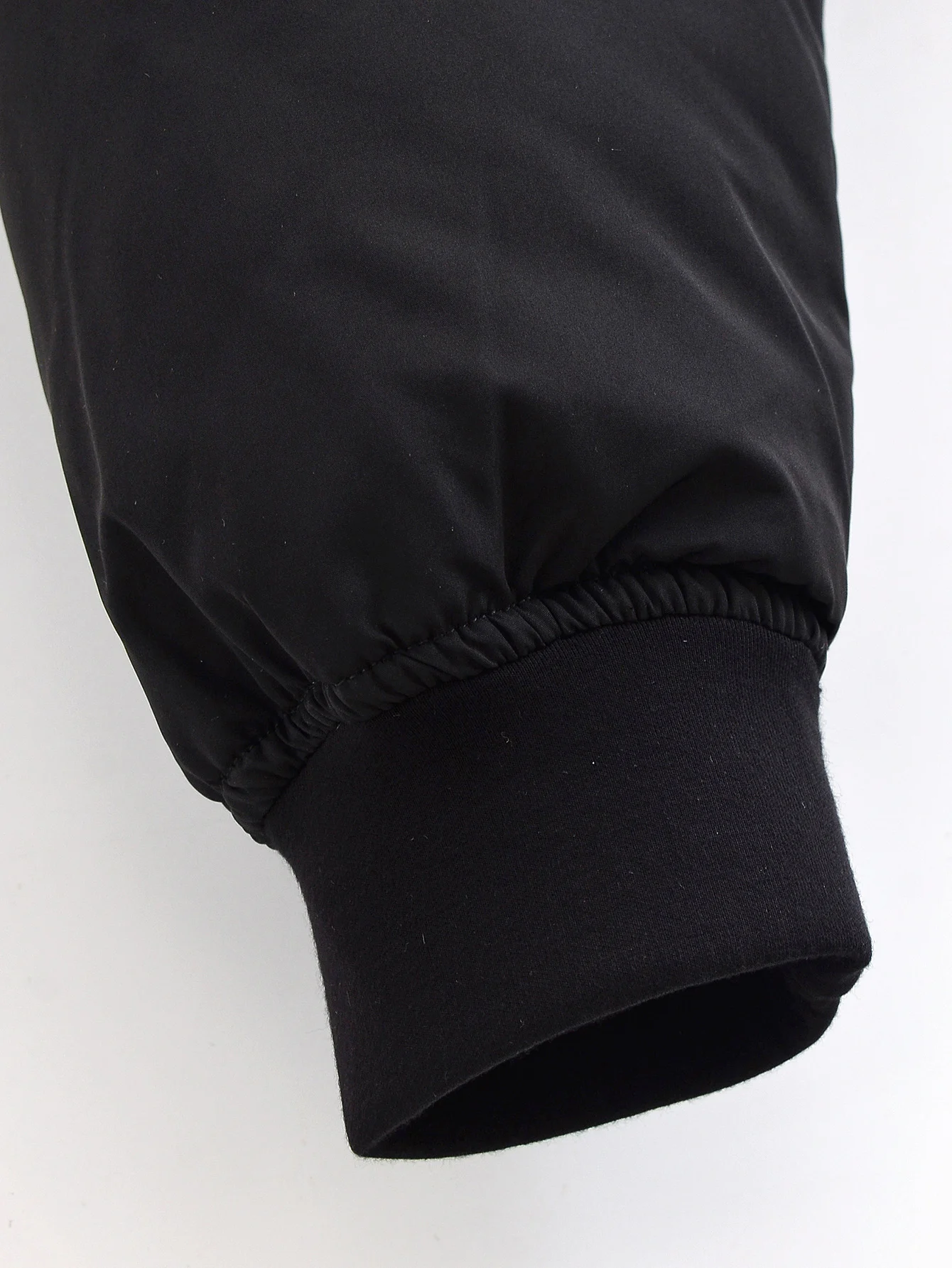 Women's Autumn Winter New Fashion Black Stand Collar Short Warm Jacket Coat Long Sleeved Zipper Women Coat Chic Top Streetwear