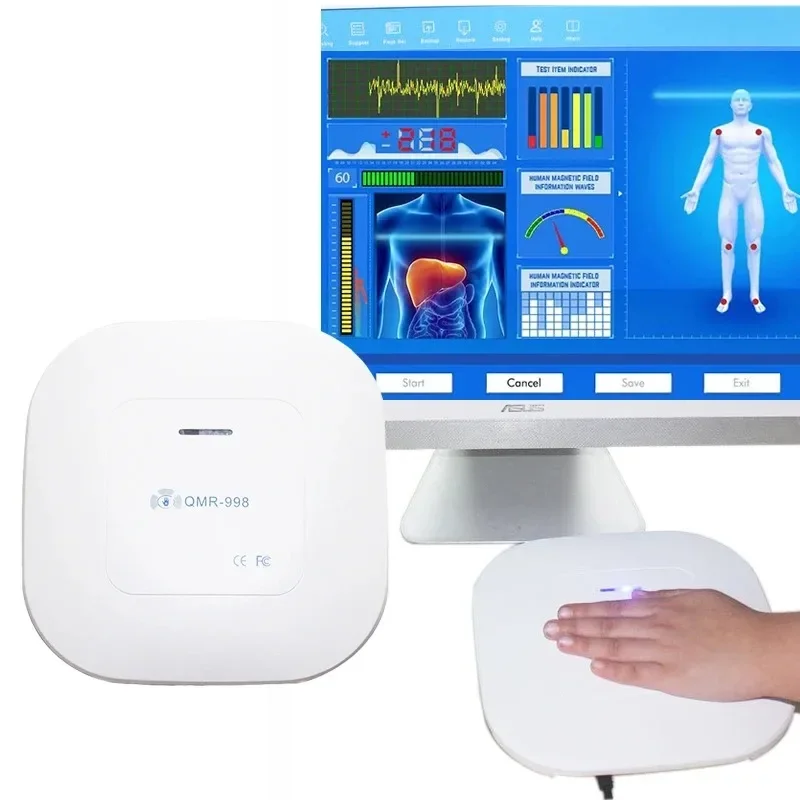 Newest QMR-998 Quantum Magnetic Resonance Analyzer Hand Touch Quantum Body Health Analyzer 2024 Version Diagnosis Test Machine