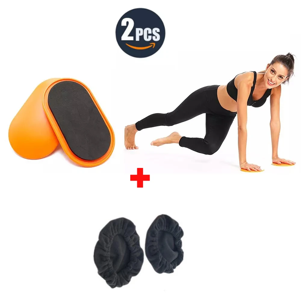 2 Pcs Core Workout Sliders Double Side Usage Strength Sliders Wear  Resistant Exercise Gliding Discs for Home, Carpet Hardwood Floors Yoga,  Pilates