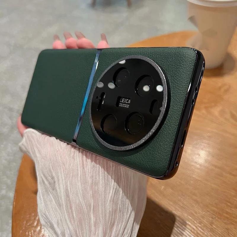 Luxury For Magsafe Magnetic Wireless Charging Original Case For Xiaomi 13 14 Ultra  MI 14 Pro Leather Cover