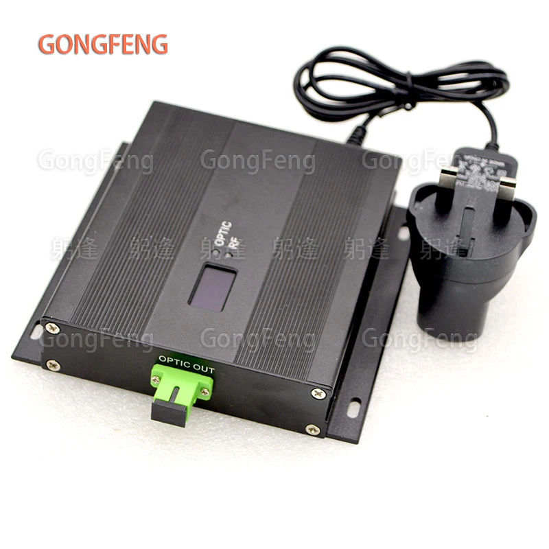 HOT SELL New FTTH CATV Optical Transmitter 1550nm 10dBm 5km SC/APC Connector With MGC AGC OLCD Display RF Inch Inpt Wholesale