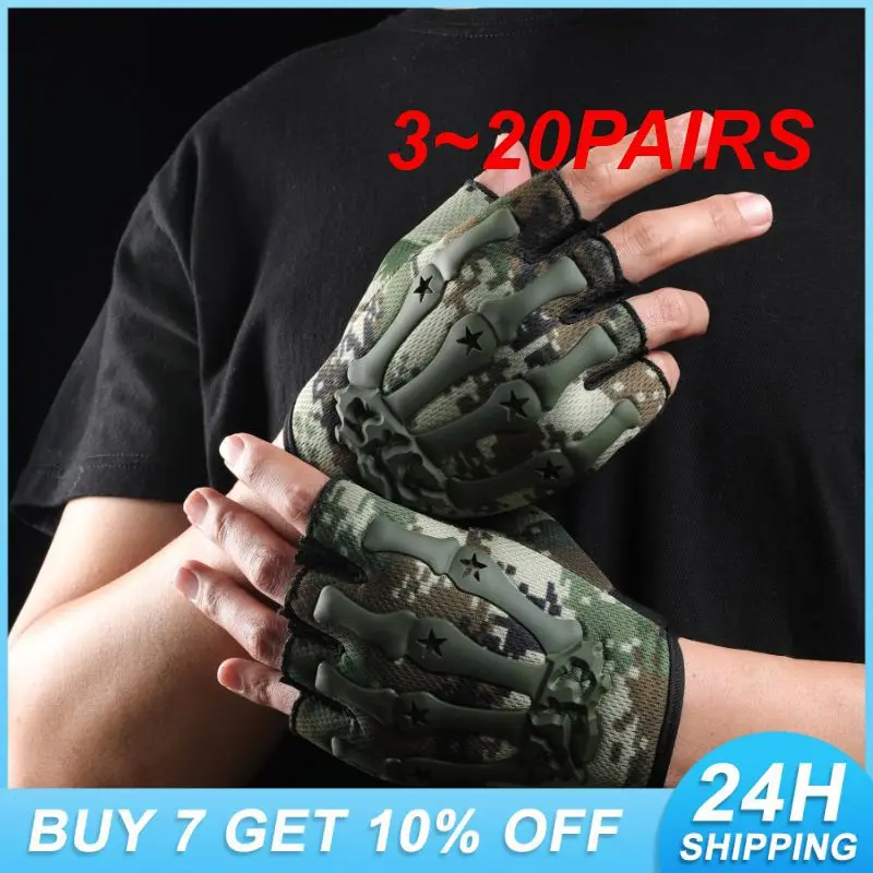 

3~20PAIRS Men Gear Lightweight Sporting Gear Breathable Men's Gloves For Outdoor Cycling Best-selling Cycling Racing