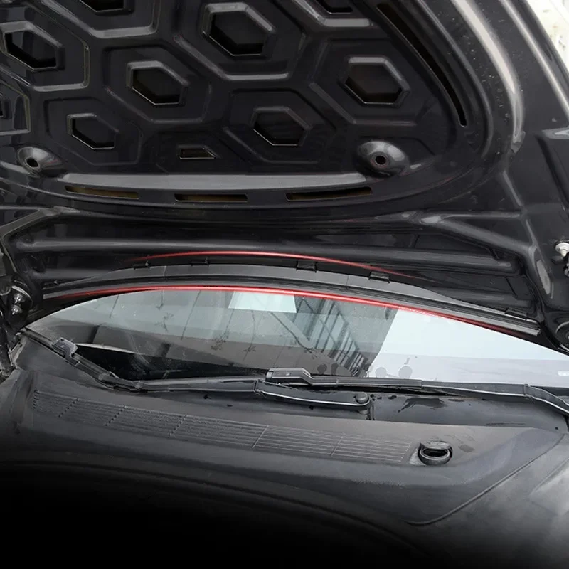 Vorder Trunk Haube Wasser Streifen Für Tesla Modell Y 3 Wasser Dichtung  Halte Streifen Wetter Gummi Air Vent Intake Schützen zubehör