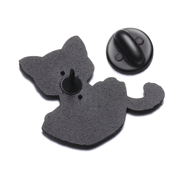 Cute Cat Enamel Pins Brooches Lapel Badge 2