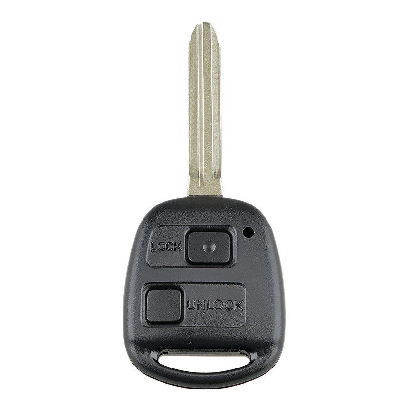 Car Smart Remote Key 2 Buttons 4C Chip Car Key Fob Fit for Toyota Corolla 2001-2007 304MHZ 5