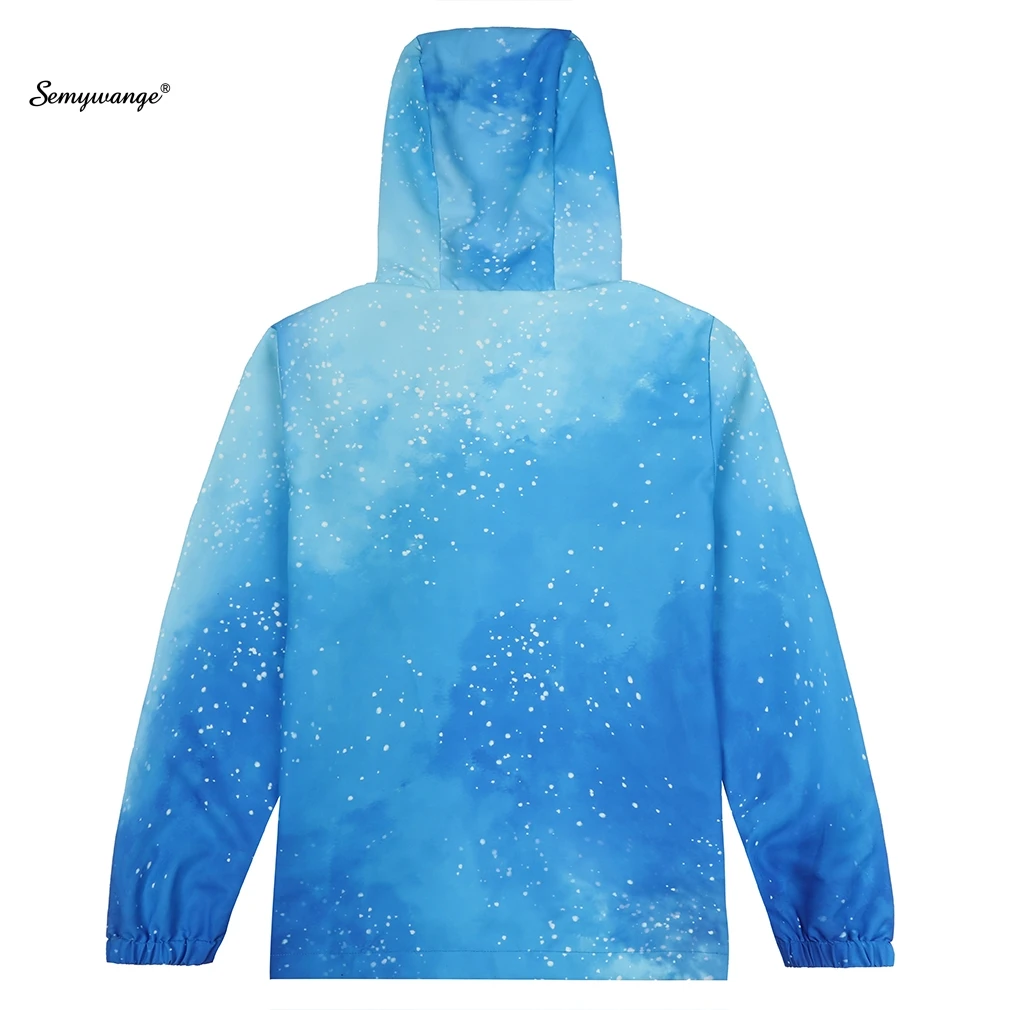 Semywange Girls Boys Waterproof Hooded Fleece Lined Hiking Jackets Kids Track Rain Coat Child Outfit Tops Windbreaker 5-14Y 4