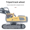 Remote Control Heavy Excavator 1/20 11CH Crawler 2.4G Wireless Electric RC Car 5