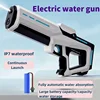Electric Water Gun Toys Fully Automatic Continuous Firing Luminous Water Gun Interactive Water Splashing Children's Toy Guns 1