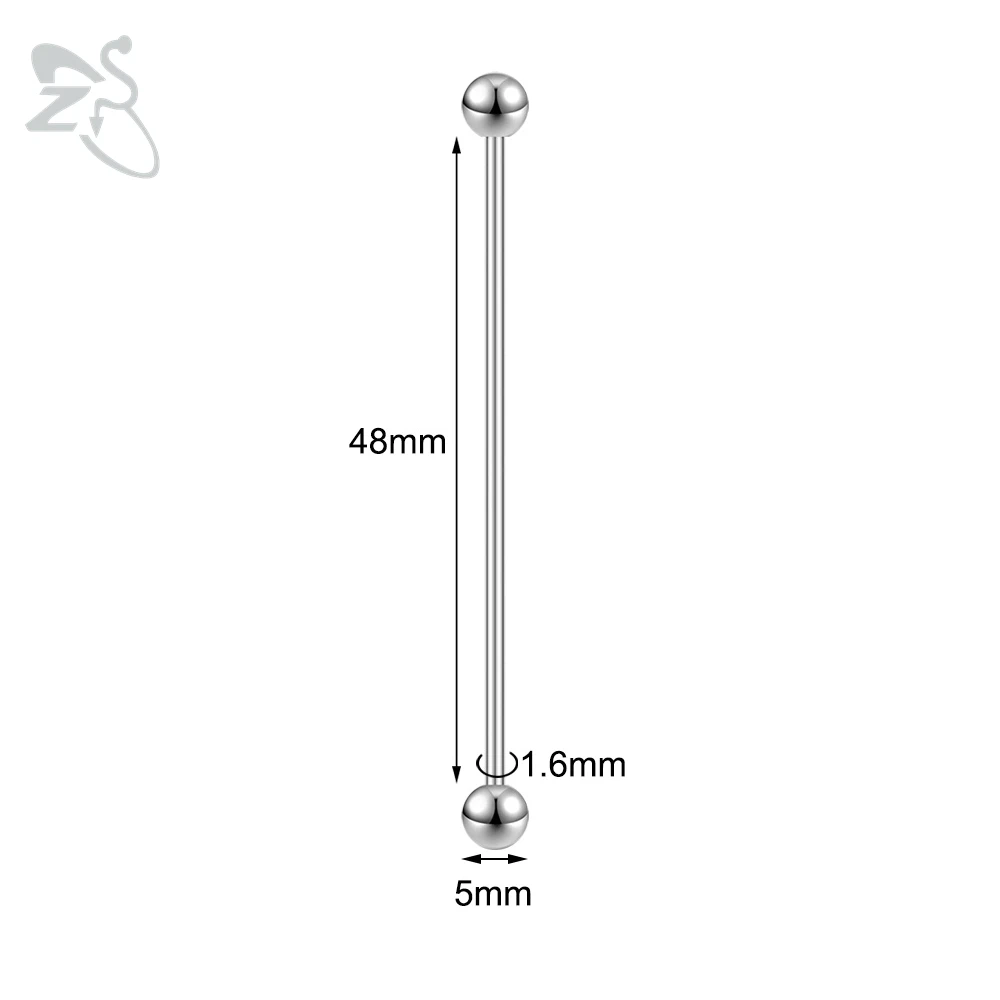 Elegant 316L Surgical Steel Spike Barbell Earrings