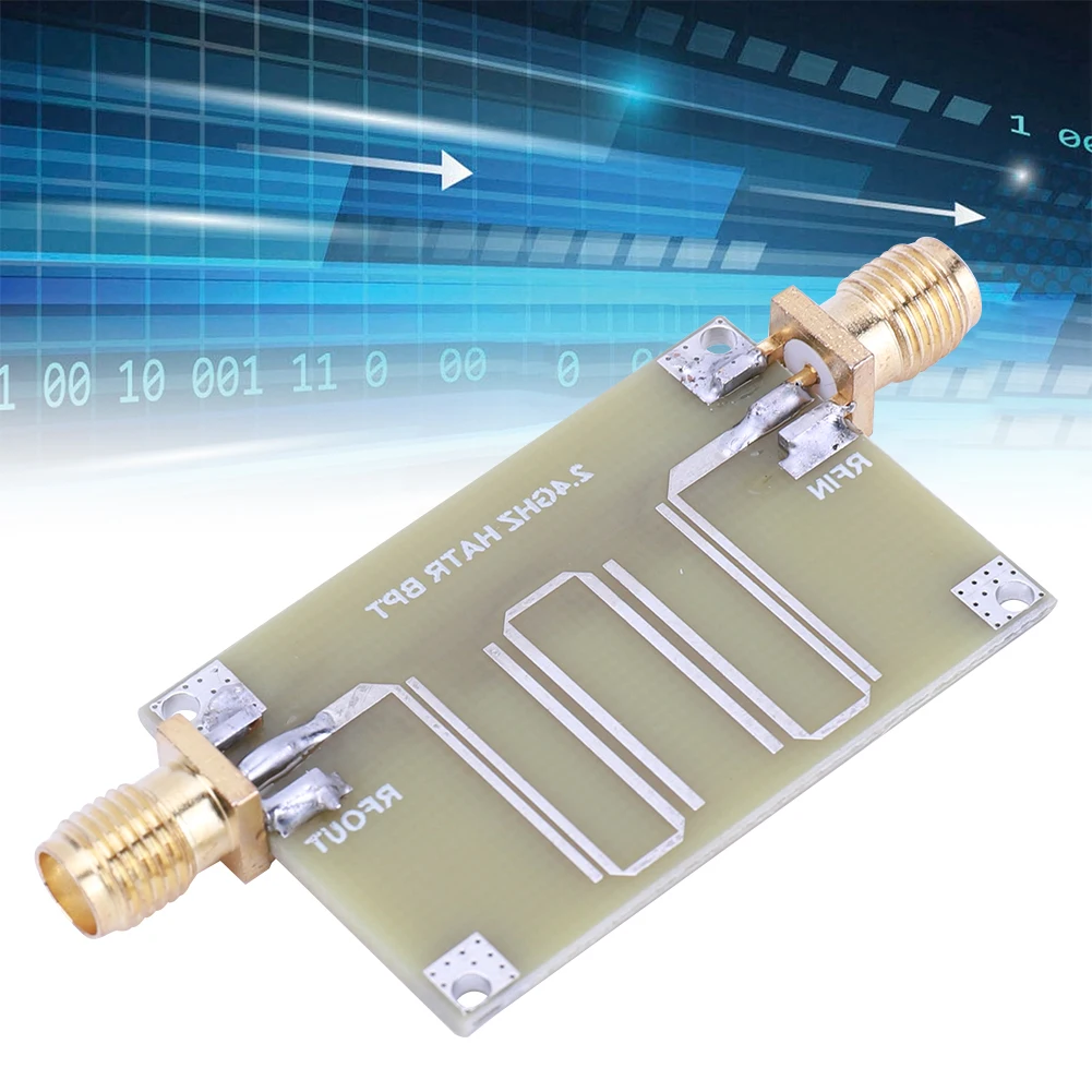 2.4GHz 마이크로스트립 밴드패스 필터, 전자 부품 실용적인 필터, 2.3-2.5GHz, 1.6mm 두께
