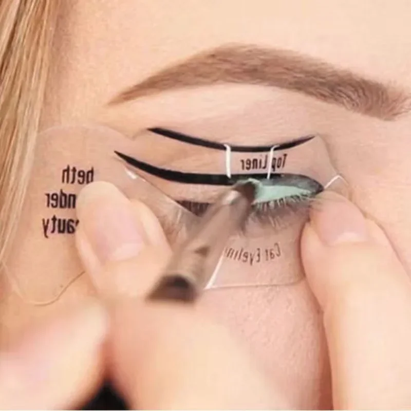 Eyeliner Stencils Winged Eyeliner Stencil Models Template Shaping Tools Eyebrows Template Card Eye Shadow Makeup Tool, eyeliner stencil tool, makeup tools, eyebrow stencil tool, eye makeup tools
