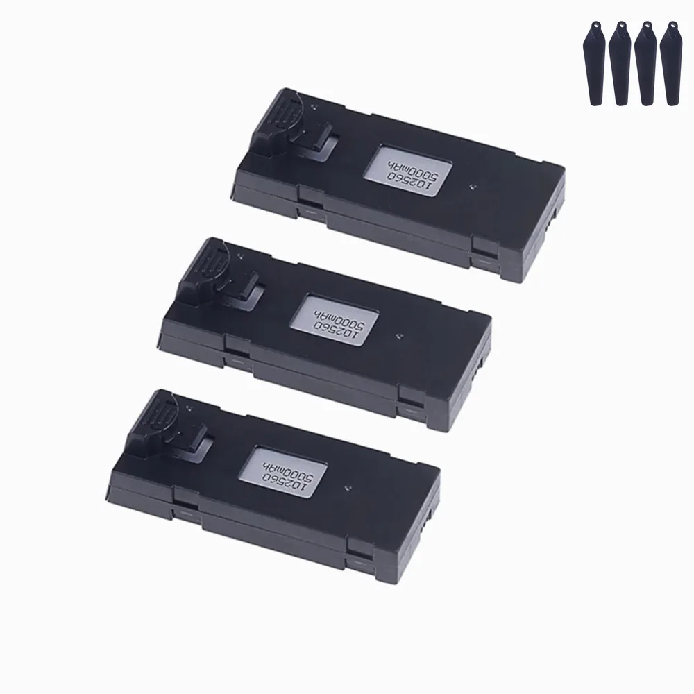 ตัวเลือกสินค้า แบตเตอรี่โดรน RC 3.7V 5000mAh สำหรับ E88 E99 P1 K3 P10 A13 S98 E525
