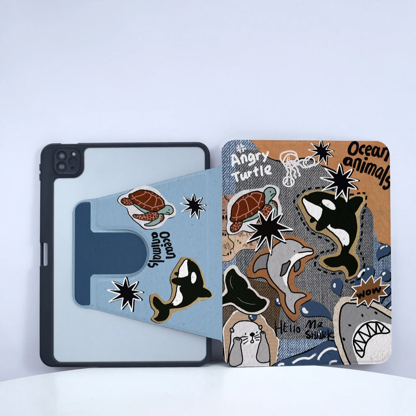 Premium 360° Rotating Tablet Case with Pencil Holder