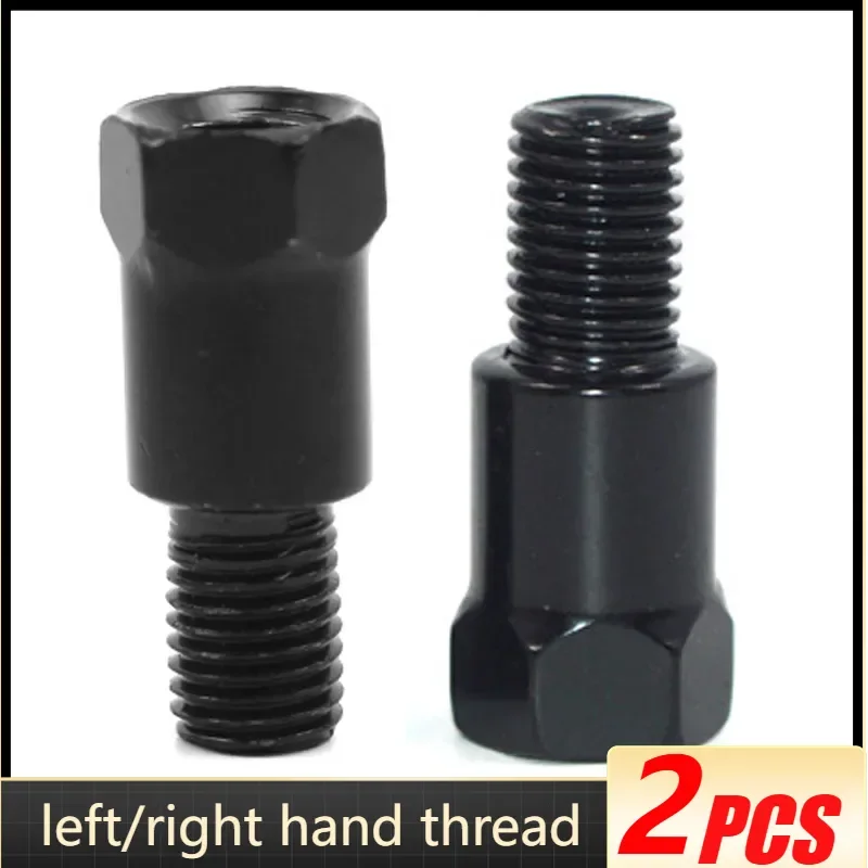 Motorcycle Mirror 1 Pair Rear Mirror Adapters M10 10MM Clockwise Anti-clockwise