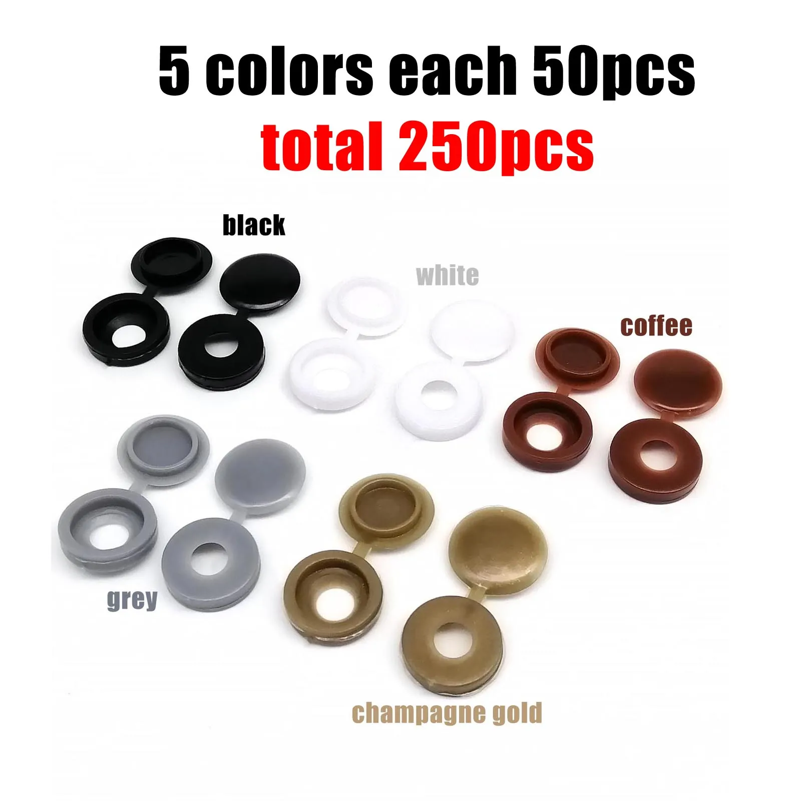 5 colors each 50pcs