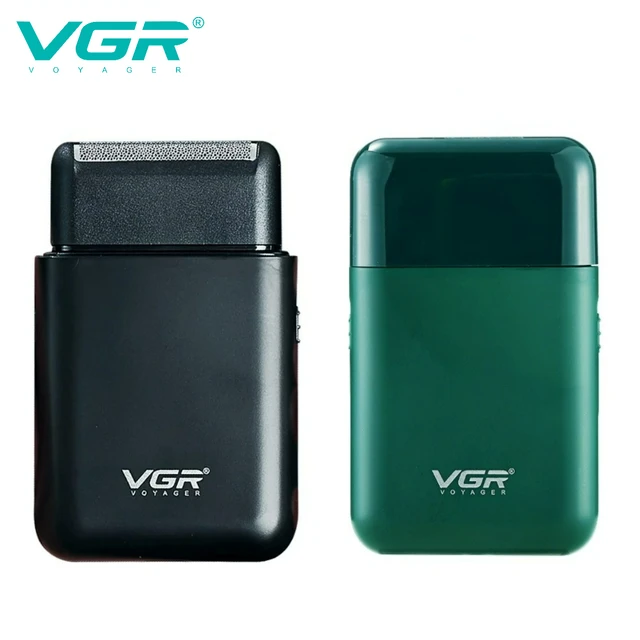 VGR Electric Shaver Professional Beard Trimmer Razor Portable Mini Shaver Reciprocating Shaving 2 Blade USB Charge for Men V-390 1