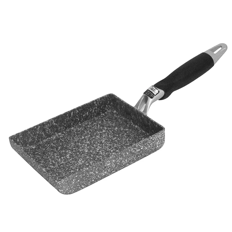 Japanese Omelette Rectangle Frying Pan Non-Stick Tamagoyaki Rolled Egg Cooker Maker Pot with Anti Scalding Handle Kitchen