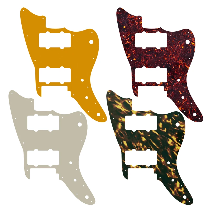 Fei Man Custom Parts Sostituzione Raschietto-Per Affinità Jazzmaster Battipenna Hh Humbucker Pickguard Selezione Multicolore