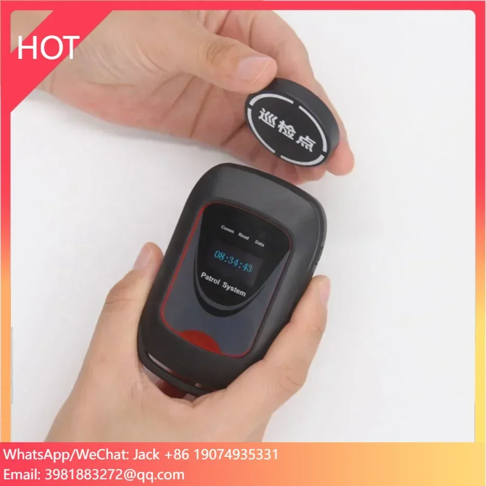 4G 통신 소형 방수 RFID 알람 가드 투어 순찰 시스템 GS-9100S-4G