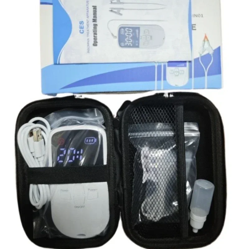 Brain Stimulation Anti Insomnia Sleep Electrotherapy Alpha CES Stim Device for Anxiety Depression Treatment Migraine Neurosism