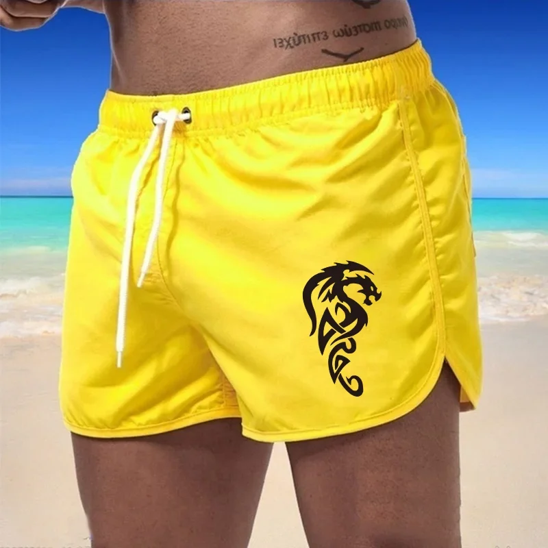 

Быстросохнущие плавательные шорты для мужчин 2023, мужской купальник, плавки для плавания, пляжная одежда, пляжные шорты для серфинга