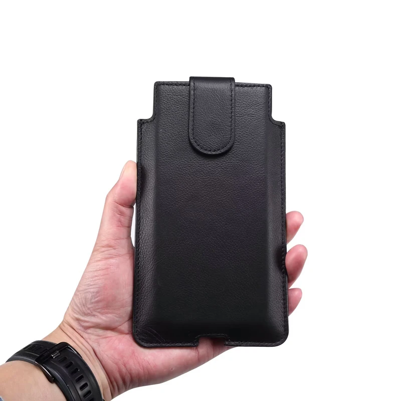 Genuine Leather Phone Holster Waist Bag