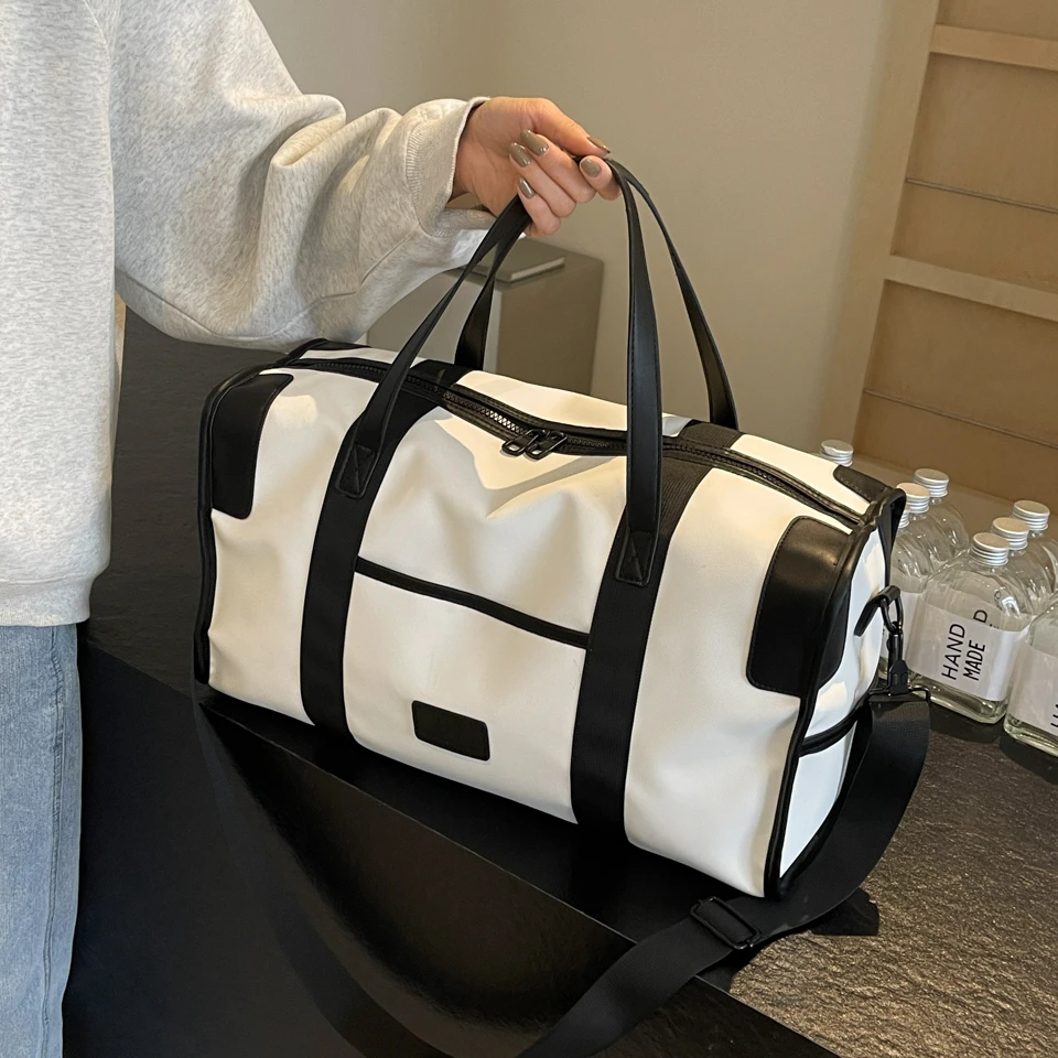 12 L Fashion foldable Travel Tote Bag Women Handbag men oxford waterproof versatile carry on duffel
