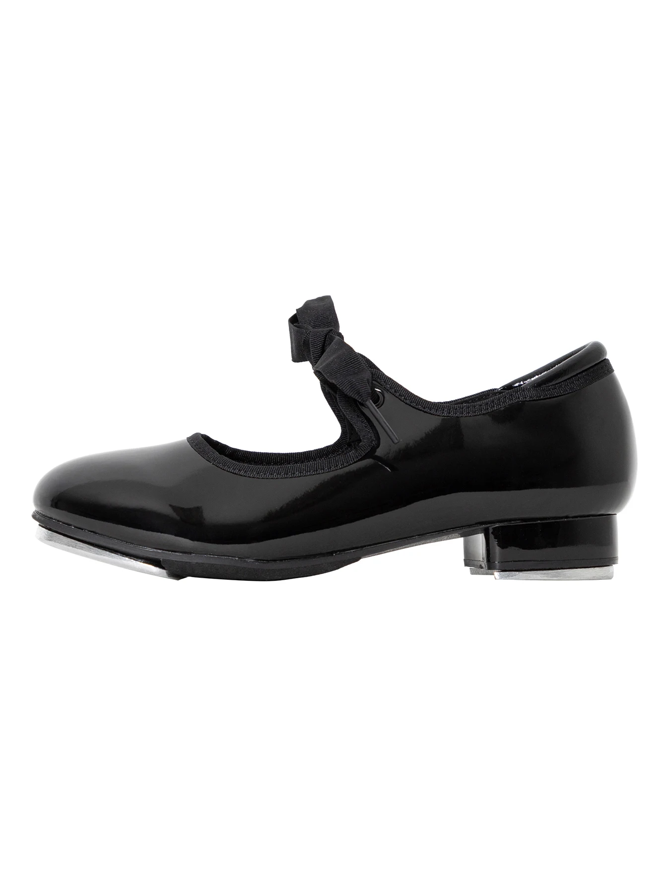 Dynadans Leather/Patent Tap Shoe for Girls and Boys (Toddler/Big Kid) 4