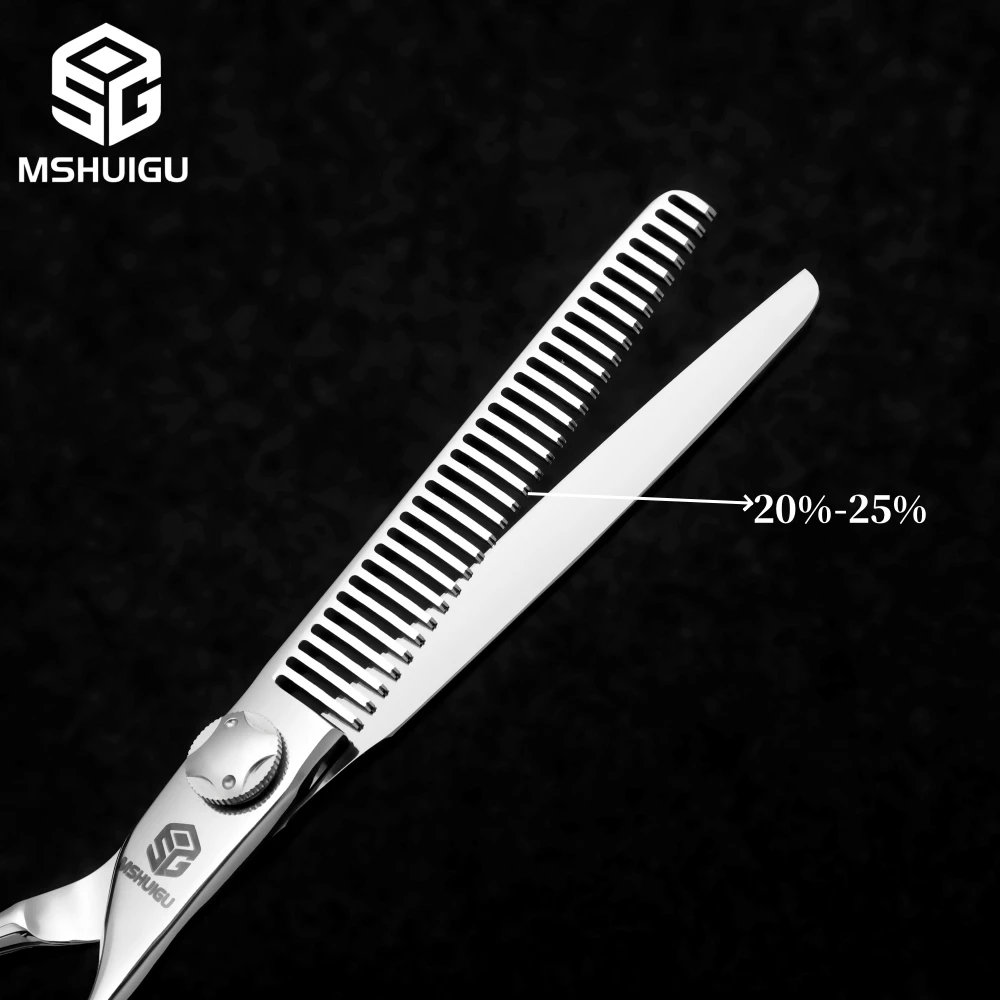 ACOS 5,5 Zoll Professionelle Friseurschere Multifunktionale Effilierschere Japanischer 440C Stahl für Heim- und Salonbedarf – Detail 9