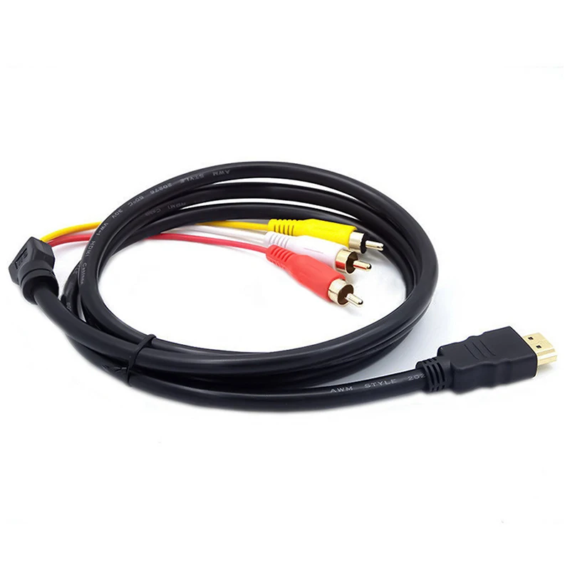    Hdmi-3Rca Scart  ̺ ȣȯ 1.5M Hdmi-ȣȯ Male S--3 Rca Av  ̺