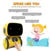 Yellow Smart Robot AT001 Toy Intellingent Partner With Voice Control And Touch Sensor Singing Dancing Talking For Kids Toy Gift 4
