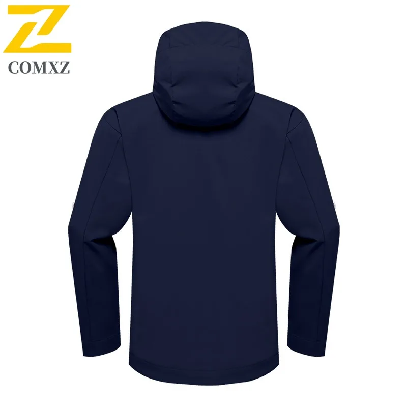 COMXZ Trendy Chaqueta Loose Windproof Outdoor Hunting Camping Windbreaker Jacket Climbing Comfortable Breathable Men's Outerwear
