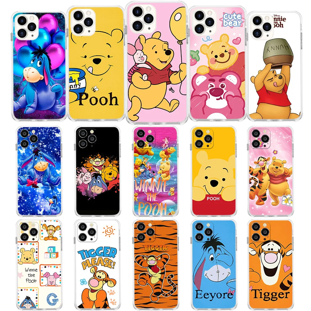 Custodia Morbida Un-40 Winnie Eeyore Per Lg K52 K65 K42 K118 K11 Plus K10 K22 K40 K12 X4 K40S K41S K50S K51S K61 K92