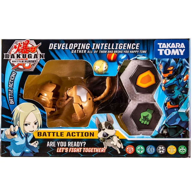 TOMY BAKUGAN NAUJAS Bakugan Atsitiktinių Spalvų Toupie Metalo