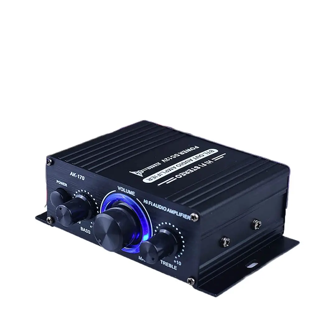 Ak-170 20W + 20W Home Car Hifi Amplificatore Di Potenza Amplificatore Audio Stereo Hifi Professionale Subwoofer Home Theater Sound Power Amp