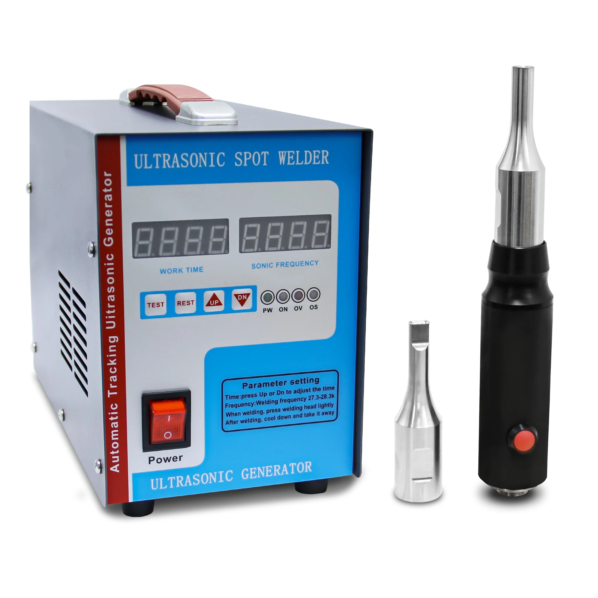 Ultrasonic Plastic spot Welding Machine 700W Plast Welder 28kHz Ultrasonic Welding Equipment car body repair with two nozzels 2