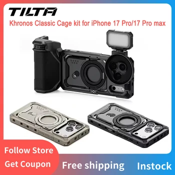 TILTA Kit custodia di espansione per telefono cellulare per iPhone 17 Pro/17 Pro Max con funzione Muti magnetica Piastra posteriore Maniglia da tiro in metallo