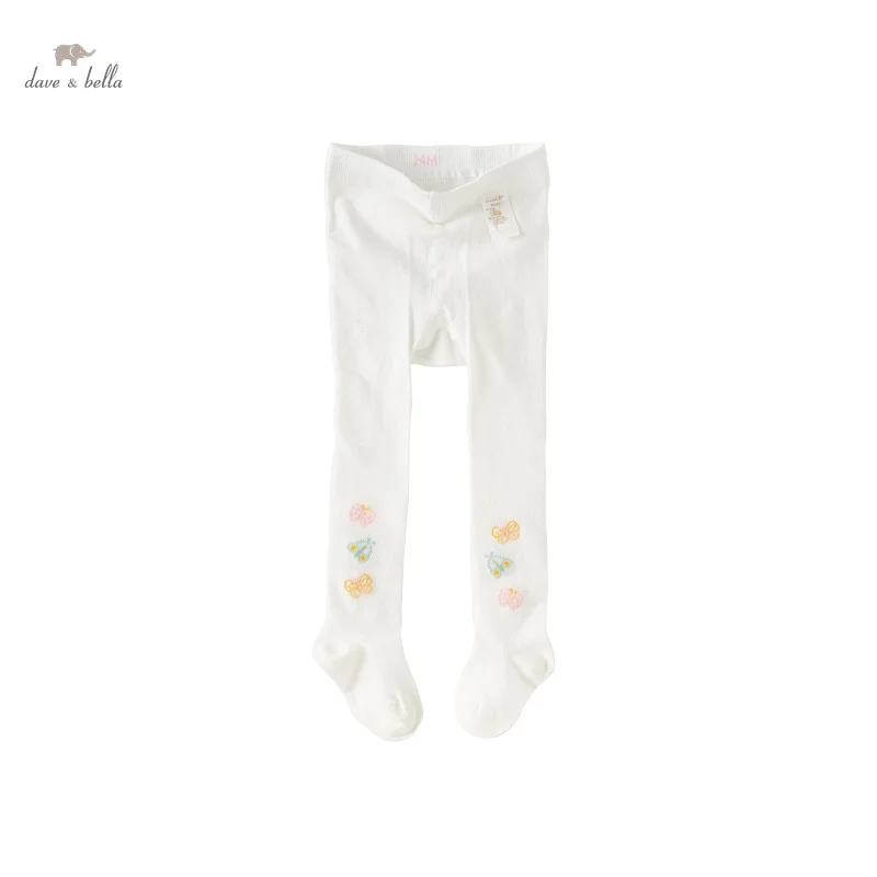 

Dave Bella Girls Baby Pantyhose Elastic Bottoming Pants 2024 New Summer Children's Thin Leggings Cute Fashion Party DB2241284